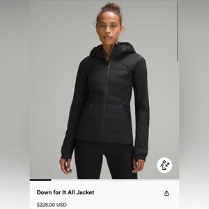 Lululemon Down For It All Jacket